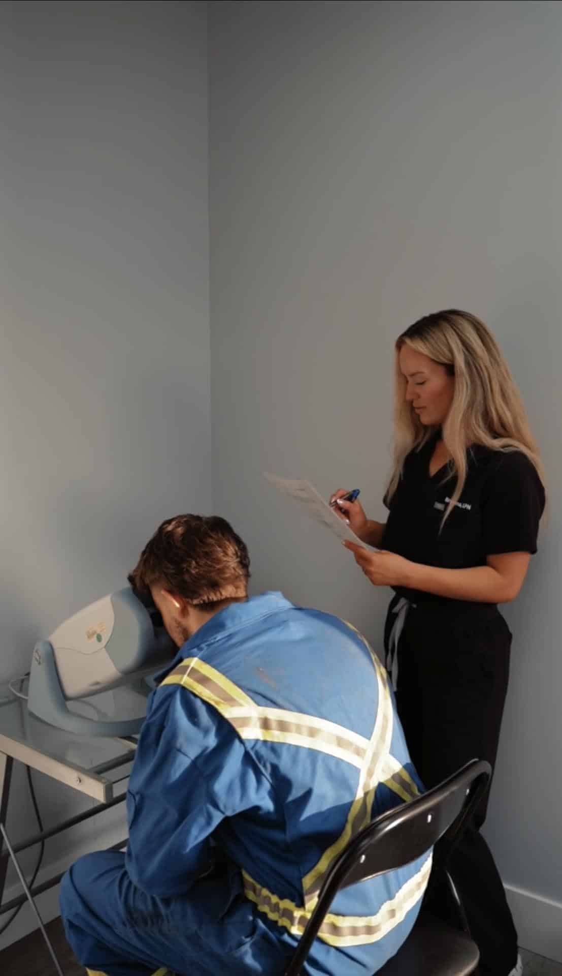 Canadian Occuplational Wellness On Site Vision Screening Edmonton