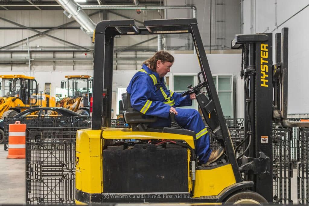 Canadian Occupation Wellness Safety Training Lift Truck Training